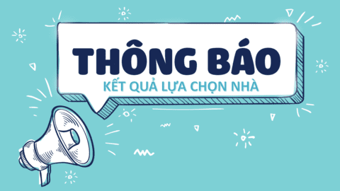 THÔNG BÁO KẾT QUẢ LỰA CHỌN NHÀ THẦU