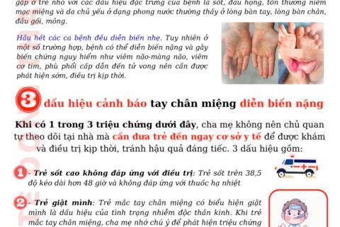 Bệnh tay chân miệng và điều cần biết