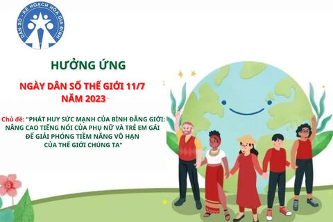Chủ đề, thông điệp Ngày Dân số Thế giới 11/7 năm 2023 của Quỹ Dân số Liên Hiệp Quốc