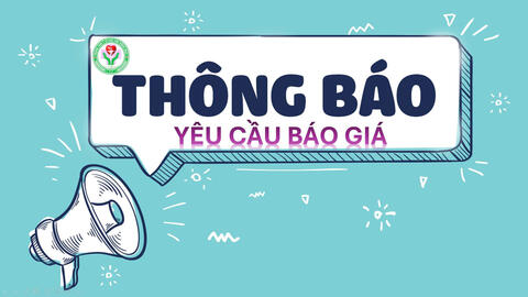 THÔNG BÁO: Yêu cầu báo giá sinh phẩm chẩn đoán invitro
