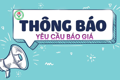 THÔNG BÁO: Yêu cầu báo giá sinh phẩm chẩn đoán invitro
